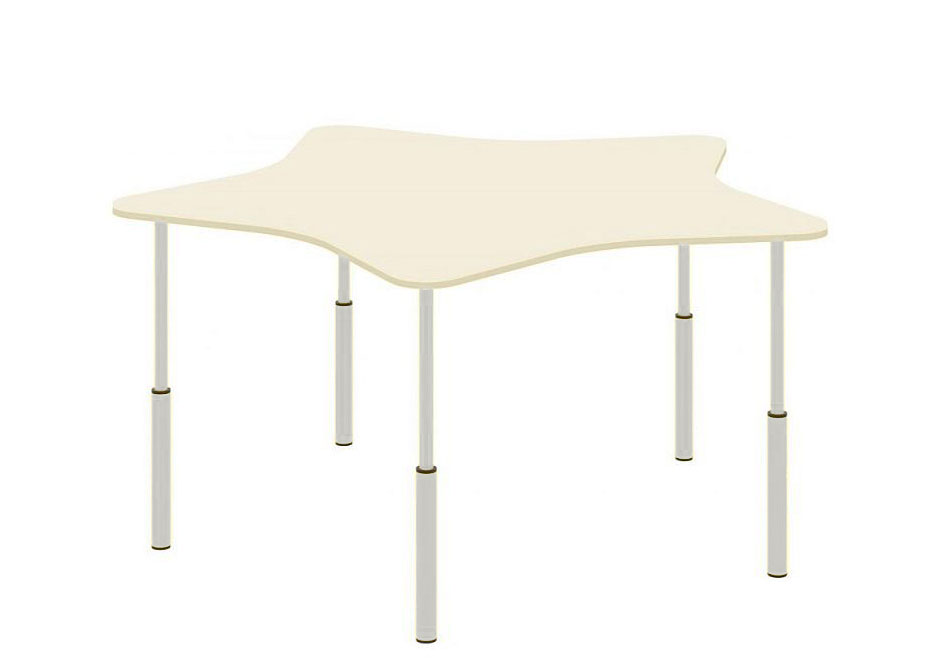 Стіл дитячий "Таємничий всесвіт", 1028х1023х460-580 мм, регулюється на ростові групи №1-3 (ЛЕОНТЕК) (0501)